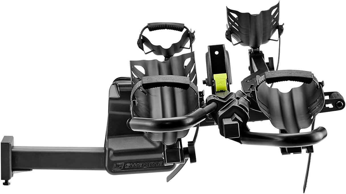 Swagman E-Spec Pro Hitch Mount eBike Rack – RV Approved Carrier for 2 eBikes